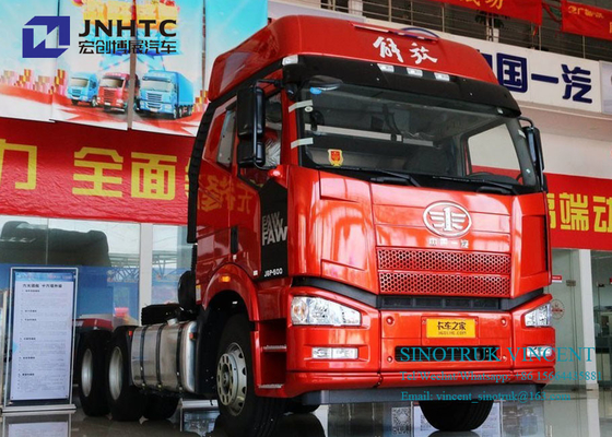Ευρο- 2 350hp 10 φορτηγό τρακτέρ ροδών 6x4 Faw J6P με τις διπλές αποθήκες