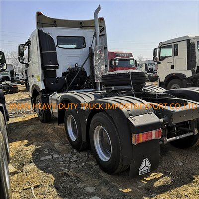 Άσπρο Sinotruk A7 6x4 πρωταρχικό - φορτηγό τρακτέρ Howo 6x4 φορτηγών μετακινούμενων