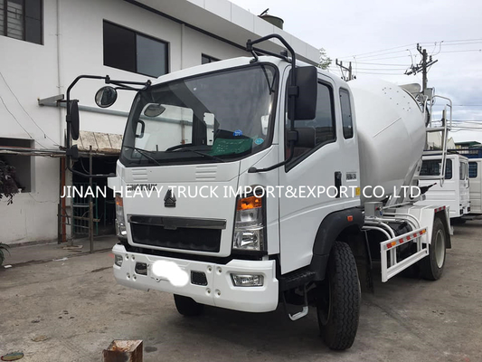 Μίνι Sinotruk 4 5 εμπορικά φορτηγά καθήκοντος 6m3 ελαφριά ασφαλτώνει το συγκεκριμένο φορτηγό μίξης