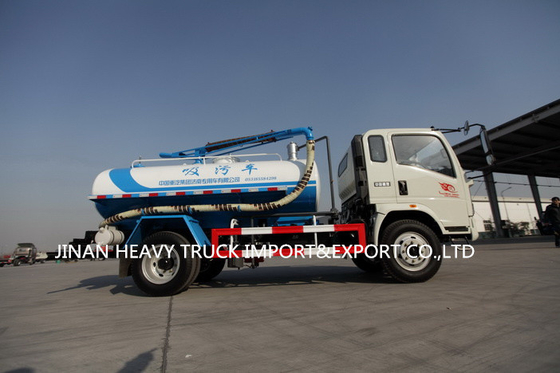 Φορτηγό ελαφριού καθήκοντος HOWO 4X2 4cbm 1000 λυμάτων γαλόνια καθαρισμού αναρρόφησης
