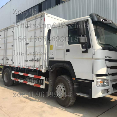Sinotruk HOWO ελαφρύ κιβώτιο Truck Lorry Van Goods φορτηγών 290HP φορτίου καθήκοντος 4x2 βαρύ