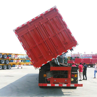 Πλευρά που ανυψώνει το βαρέων καθηκόντων Semi Trailer Van Cargo Box ρυμουλκό 3 άξονες