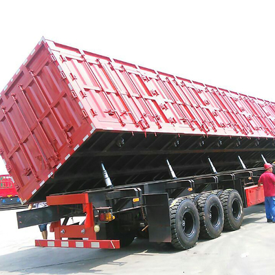 Πλευρά που ανυψώνει το βαρέων καθηκόντων Semi Trailer Van Cargo Box ρυμουλκό 3 άξονες