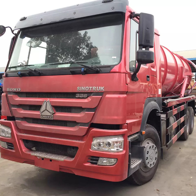 Diesel Euro2 10 ρόδες 6x4 φορτηγών αναρρόφησης λυμάτων HOWO 336ps 16cbm