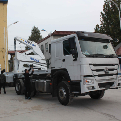 XCMG 28Mpa 37ton 20ft 40ft στέλνοντας δευτερεύων ανυψωτής βραχιόνων που διπλώνει το γερανό εμπορευματοκιβωτίων βραχιόνων