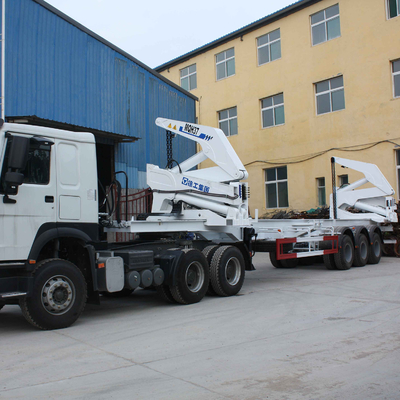 XCMG 28Mpa 37ton 20ft 40ft στέλνοντας δευτερεύων ανυψωτής βραχιόνων που διπλώνει το γερανό εμπορευματοκιβωτίων βραχιόνων