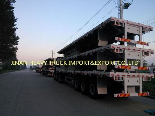 Sinotruk τρία ημι ρυμουλκό εμπορευματοκιβωτίων αξόνων για τη μεταφορά εμπορευματοκιβωτίων