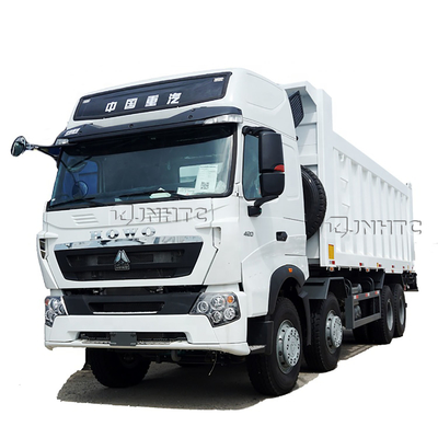 Sinotruk HOWO Euro 2 Αριστερόχειρας οδήγηση 6x4 371hp Λευκό φορτηγό σκουπιδοτενεκέ φορτηγό φορτηγό φορτίο
