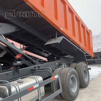 Sinotruk HOWO Euro 2 Αριστερόχειρας οδήγηση 6x4 371hp Λευκό φορτηγό σκουπιδοτενεκέ φορτηγό φορτηγό φορτίο
