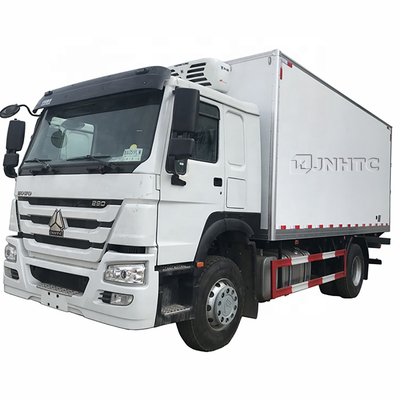 HOWO 290hp Euro2 4x2 15ton ψυγείο ψυγείο ψυγείο φορτηγό μικρού μεγέθους φορτηγό