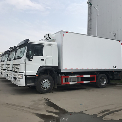 HOWO 290hp Euro2 4x2 15ton ψυγείο ψυγείο ψυγείο φορτηγό μικρού μεγέθους φορτηγό