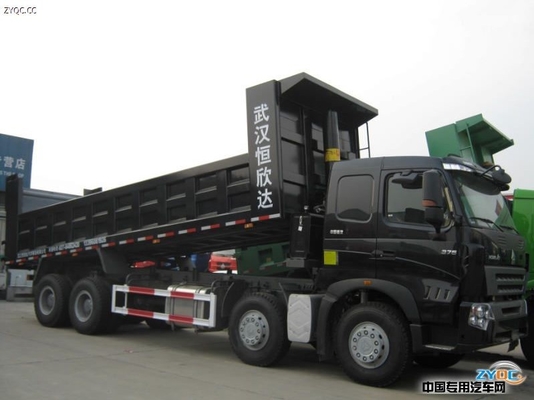 12 Tipper απορρίψεων ροδών HOWO A7 φορτηγό 420hp στις Φιλιππίνες