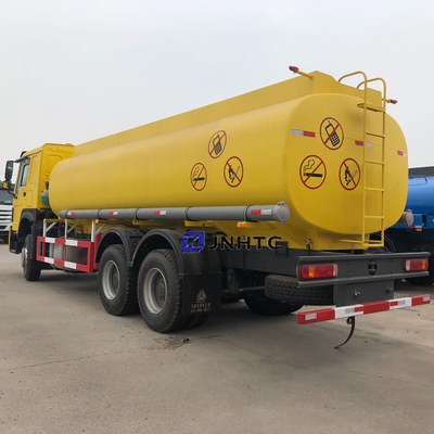 Ρυμουλκό Euro2 Euro3 25000L 6x4 βυτιοφόρων πετρελαίου καύσεως Sinotruk HOWO 371hp