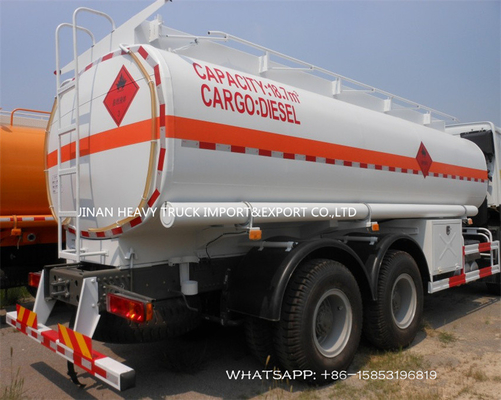Sinotruk Howo 25cbm 25000 πετρελαίου δεξαμενών ρυμουλκών πετρελαίου λίτρα φορτηγών πλήρωσης