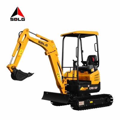 Βαριά μηχανήματα κατασκευής SDLG ER616F μίνι εκσκαφέας 1 τόνου