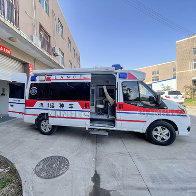 Ιατρικό Euro5 κινητή Emergency Vaccination Van Ambulance Car