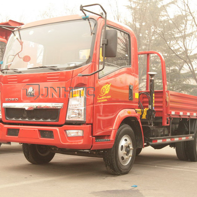Το φορτηγό Sinotruk HOWO 4x2 τοποθέτησε τον τηλεσκοπικό γάντζο γερανών που διπλώνει το ανυψωτικό φορτηγό βραχιόνων