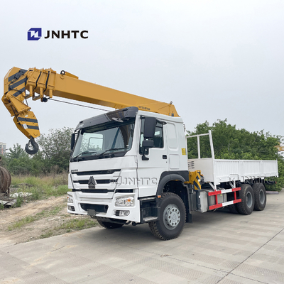 Sinotruk Howo 6x4 10 τηλεσκοπικός τοποθετημένος φορτηγό γερανός φορτηγών φορτίου βραχιόνων γερανών ευθύς