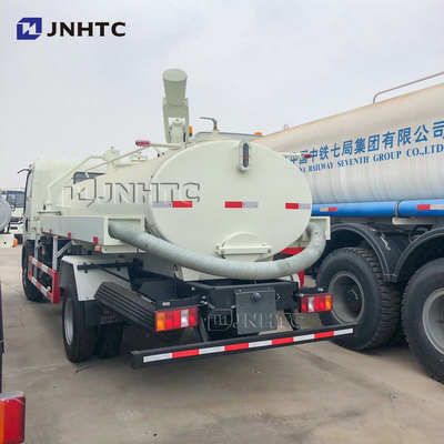 SINO HOWO 4x2 6 μικρό κενό φορτηγό 3000L 5000L 6000L αναρρόφησης λυμάτων ελαστικών αυτοκινήτου