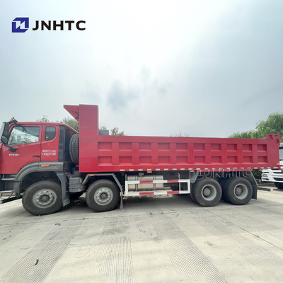 Το Sinotruk HOHAN 8x4 9.3m βαρέων καθηκόντων σώμα 12 φορτίου φορτηγών απορρίψεων κυλά Euro2 380hp