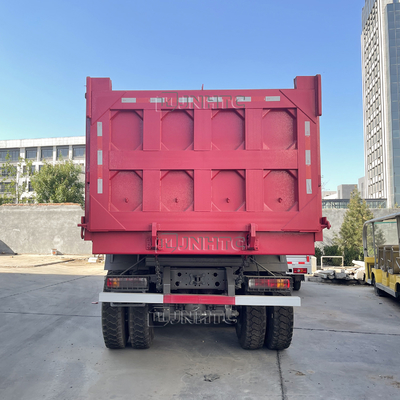 HOWO 6x4 οι Δέκα βαρέων καθηκόντων φορτηγό απορρίψεων ροδών 371hp 30 τόνος 18 κυβικός