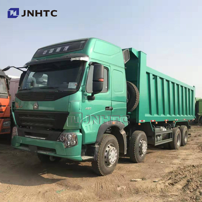 Tipper φορτηγών απορρίψεων πολυασχόλων SINOTRUK HOWO 8x4 420hp 28cbm 12 φορτηγό