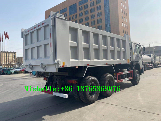 Βαρέων καθηκόντων φορτηγό απορρίψεων Sinotruk HOWO 6*4 10 Tipper 371hp πολυασχόλων ιπποδύναμη 3 άξονας