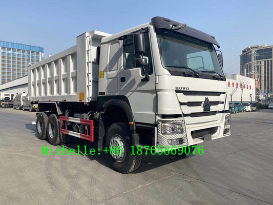 Βαρέων καθηκόντων φορτηγό απορρίψεων Sinotruk HOWO 6*4 10 Tipper 371hp πολυασχόλων ιπποδύναμη 3 άξονας