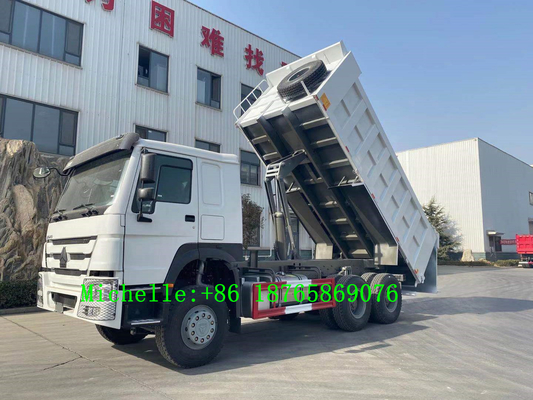 Βαρέων καθηκόντων φορτηγό απορρίψεων Sinotruk HOWO 6*4 10 Tipper 371hp πολυασχόλων ιπποδύναμη 3 άξονας