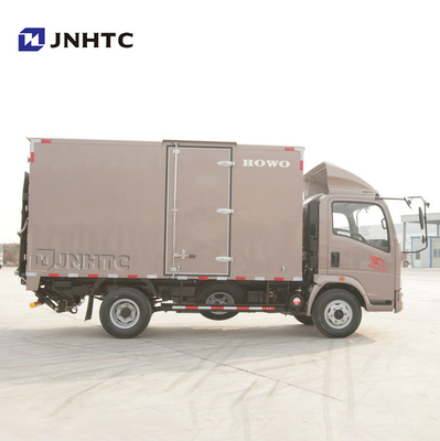 SINOTRUK HOWO 6 τόνοι 116hp LHD Box Truck Van Cargo Truck