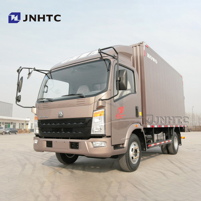 SINOTRUK HOWO 6 τόνοι 116hp LHD Box Truck Van Cargo Truck