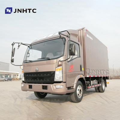 SINOTRUK HOWO 6 τόνοι 116hp LHD Box Truck Van Cargo Truck