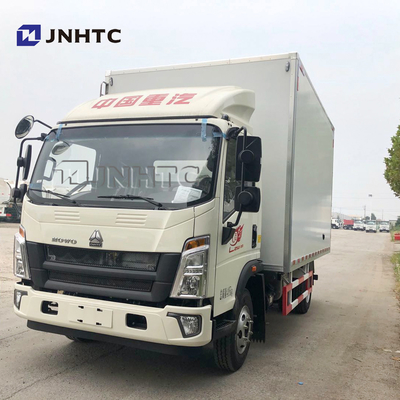 Ελαφρύ φορτηγό κιβωτίων καθήκοντος 4x2 HOWO Transport Van Container Cargo