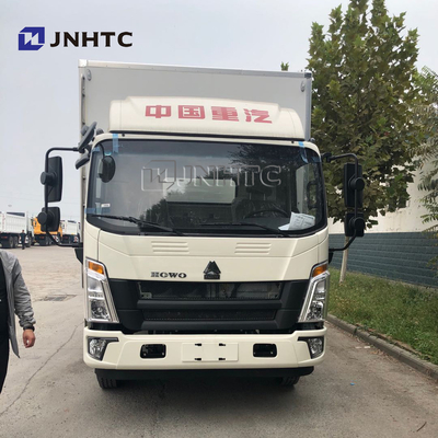 Ελαφρύ φορτηγό κιβωτίων καθήκοντος 4x2 HOWO Transport Van Container Cargo
