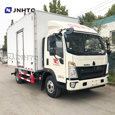 Ελαφρύ φορτηγό κιβωτίων καθήκοντος 4x2 HOWO Transport Van Container Cargo