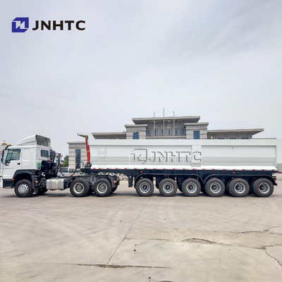 SINOTRUK τρία τέσσερα αξόνων βαρέων καθηκόντων ημι φορτηγό απορρίψεων ρυμουλκών 50T 40cbm μόνο τοποθετώντας αιχμή