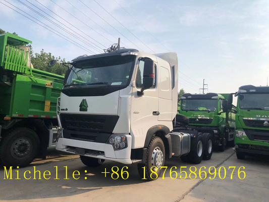 Φορτηγό 10 τρακτέρ Howo 6*4 Sinotruk επικεφαλής 100 τόνοι τρακτέρ πολυασχόλων