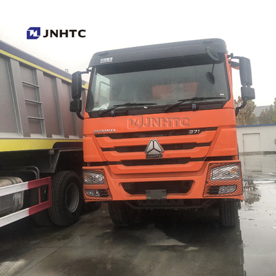 HOWO 8x4 371hp 27M3 12 μόνο φορτηγό απορρίψεων φόρτωσης ροδών για την Τανζανία