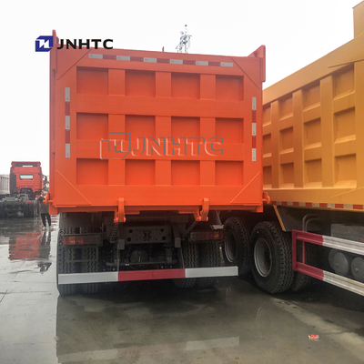 HOWO 8x4 371hp 27M3 12 μόνο φορτηγό απορρίψεων φόρτωσης ροδών για την Τανζανία