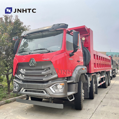 Tipper φορτηγών απορρίψεων SINOTRUCK HOHAN Euro2 βαρέων καθηκόντων 380Hp 30CBM φορτηγά
