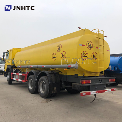 Sino φορτηγό βυτιοφόρων καυσίμων HOWO 6x4 371hp με το βυτιοφόρο 20cbm
