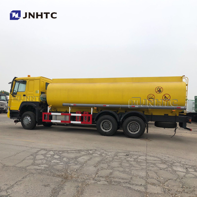 Sino φορτηγό βυτιοφόρων καυσίμων HOWO 6x4 371hp με το βυτιοφόρο 20cbm