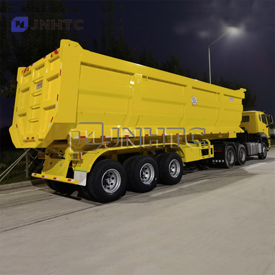 1/6 3 άξονας 4 Tipper αξόνων δευτερεύοντα οπίσθια ρυμουλκά απορρίψεων τρακτέρ με τον υδραυλικό κύλινδρο