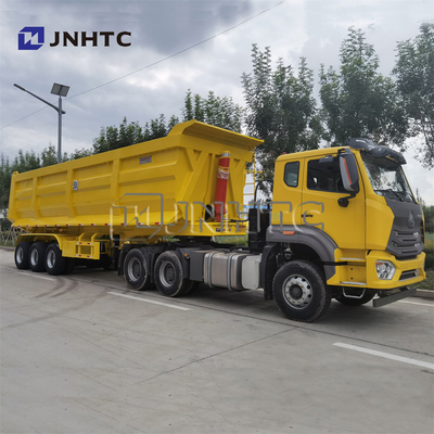 1/6 3 άξονας 4 Tipper αξόνων δευτερεύοντα οπίσθια ρυμουλκά απορρίψεων τρακτέρ με τον υδραυλικό κύλινδρο