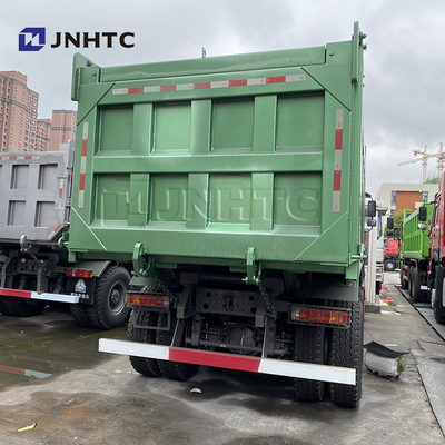 Πράσινα Tipper μεταλλείας απορρίψεων φορτηγά/βαριά δομή φορτηγών απορρίψεων με χαλύβδινο σκελετό