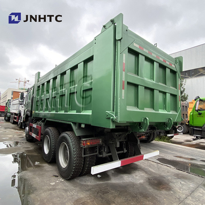 Πράσινα Tipper μεταλλείας απορρίψεων φορτηγά/βαριά δομή φορτηγών απορρίψεων με χαλύβδινο σκελετό