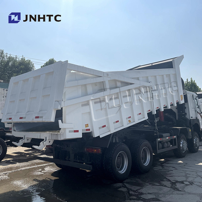 Tipper κιβωτίων 380hp φορτίου φορτηγών απορρίψεων HOWO 8X4 Euro2 βαρέων καθηκόντων ειδικό φορτηγό