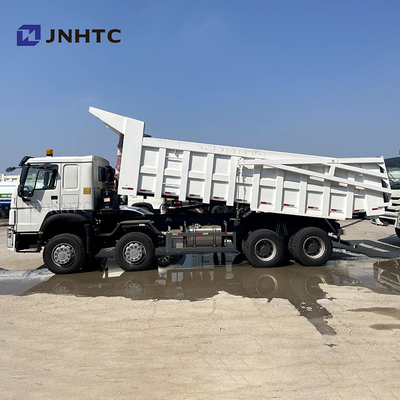 Tipper κιβωτίων 380hp φορτίου φορτηγών απορρίψεων HOWO 8X4 Euro2 βαρέων καθηκόντων ειδικό φορτηγό