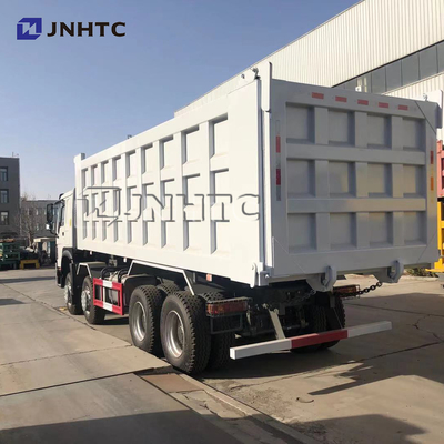 Benz Howo Sinotruk άσπρο φορτηγό απορρίψεων 50T 12 δεξί νέο μοντέλο Drive ροδών