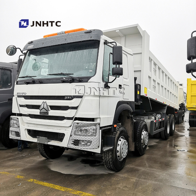Benz Howo Sinotruk άσπρο φορτηγό απορρίψεων 50T 12 δεξί νέο μοντέλο Drive ροδών